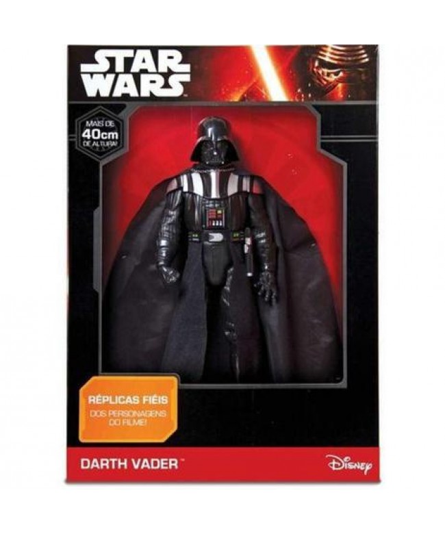 Boneco Star Wars Darth Vader Gigante 40 cm - Mimo Toys Disney
